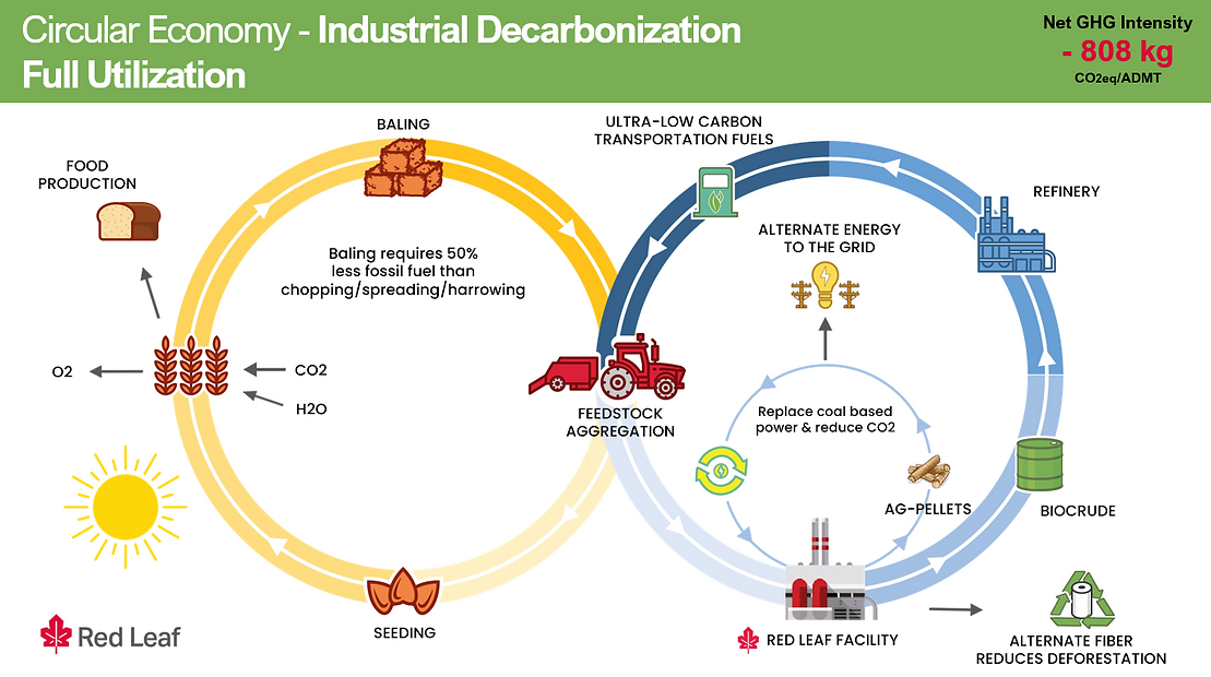 Circular Economy - Industrial Decarbonization Full Utilization